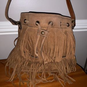 Patricia Nash bucket fringe purse